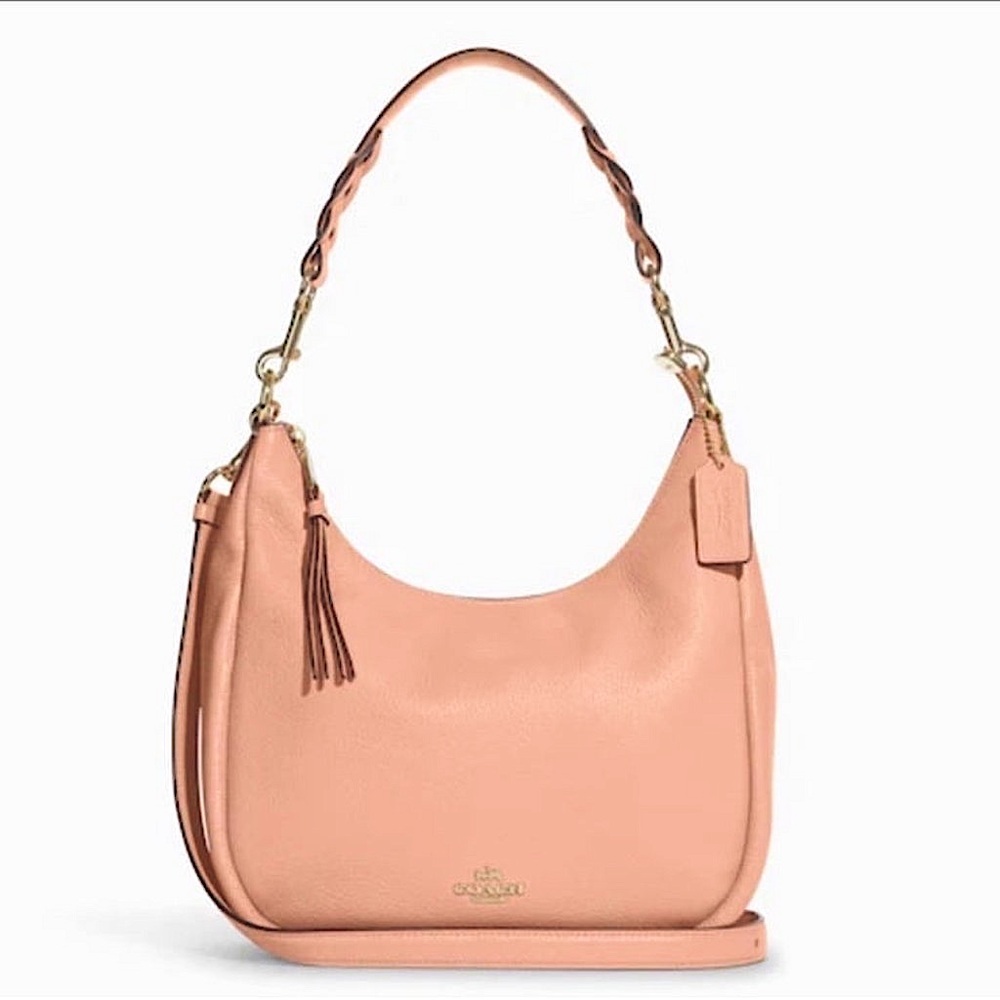 COACH NWT Jules Hobo Leather Handbag